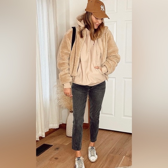 Nine West Zip Up Teddy Jacket size Large - Picture 6 of 6